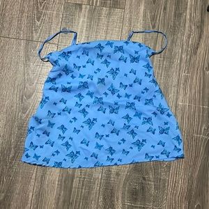 Butterfly loose fit crop top